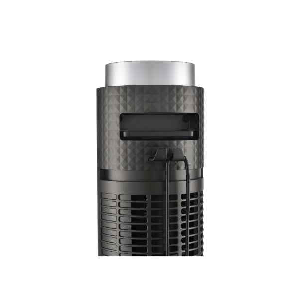 Turmventilator Titanfarben mit Timerfunktion