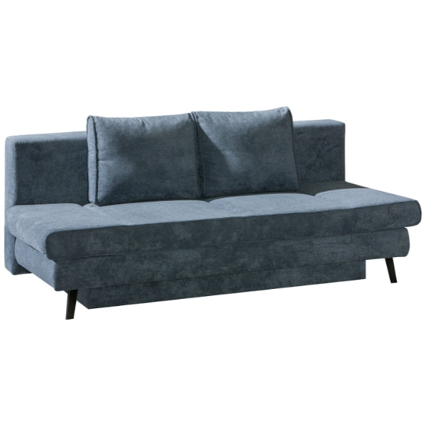Schlafsofa Blau inkl. Bettkasten