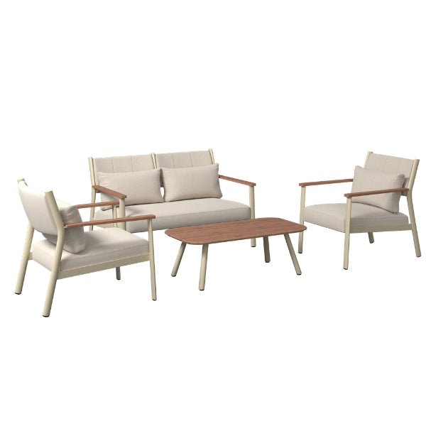 Garten Dining-Loungeset Beige