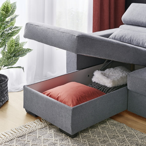 Ecksofa Monson Blau