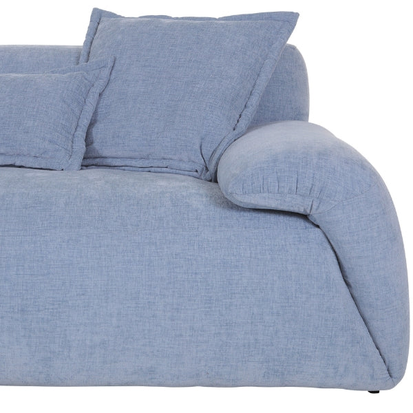 Ecksofa Blau inklusive Kissen