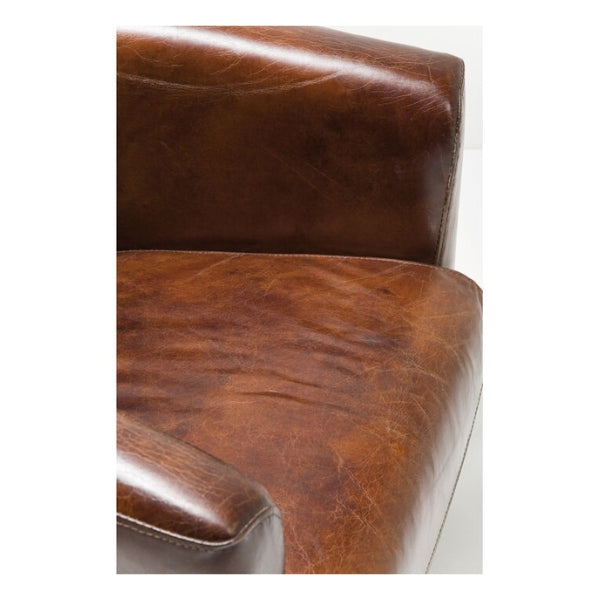 KARE Cocktailsessel Leder Braun