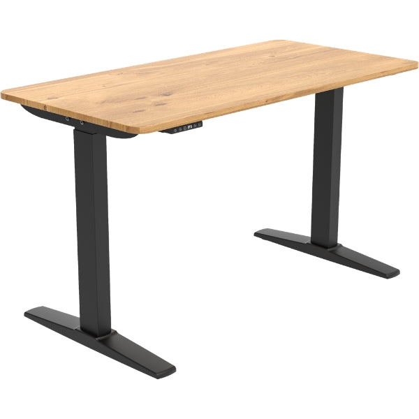 Höhenverstellbarer Schreibtisch Holz