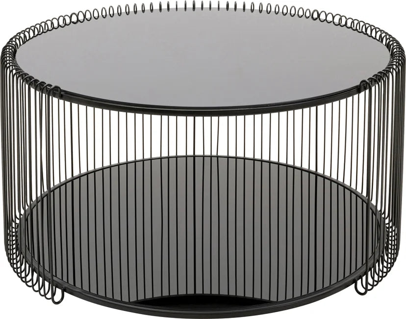 KARE Couchtisch Wire Double Schwarz