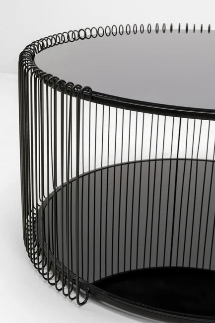 KARE Couchtisch Wire Double Schwarz