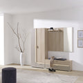 Komplett Garderobe mit LED-Beleuchtung